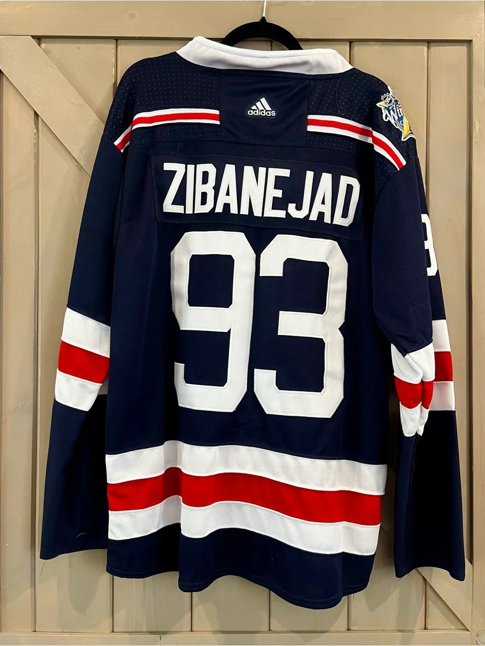 adidas New York Rangers Navy Blue Red White Hockey Jersey